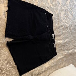 Sofia by Sofia Vergara Black Jean Shorts